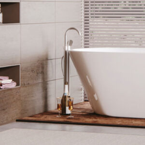 Jaquar Faucets - Floor Standing Mixer Exposed Parts of Floor Mounted Single Lever Bath Mixer